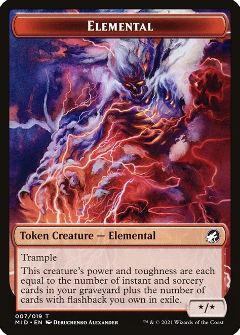 elemental token mtg